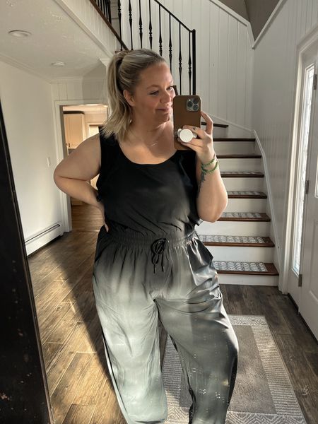 Trust me you need this jumpsuit. Perfect for errands, a day of travel or a date night. It has a light weight material and perfect for summer nights or spring days. 25% off when you shop through the LTK app!

#LTKcurves #LTKSale