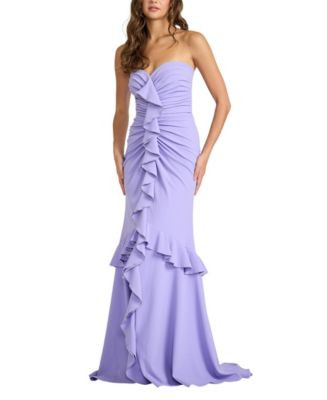 Tadashi Shoji Spargo Cascading Ruffle Gown | Bloomingdale's Women | Bloomingdale's (US)