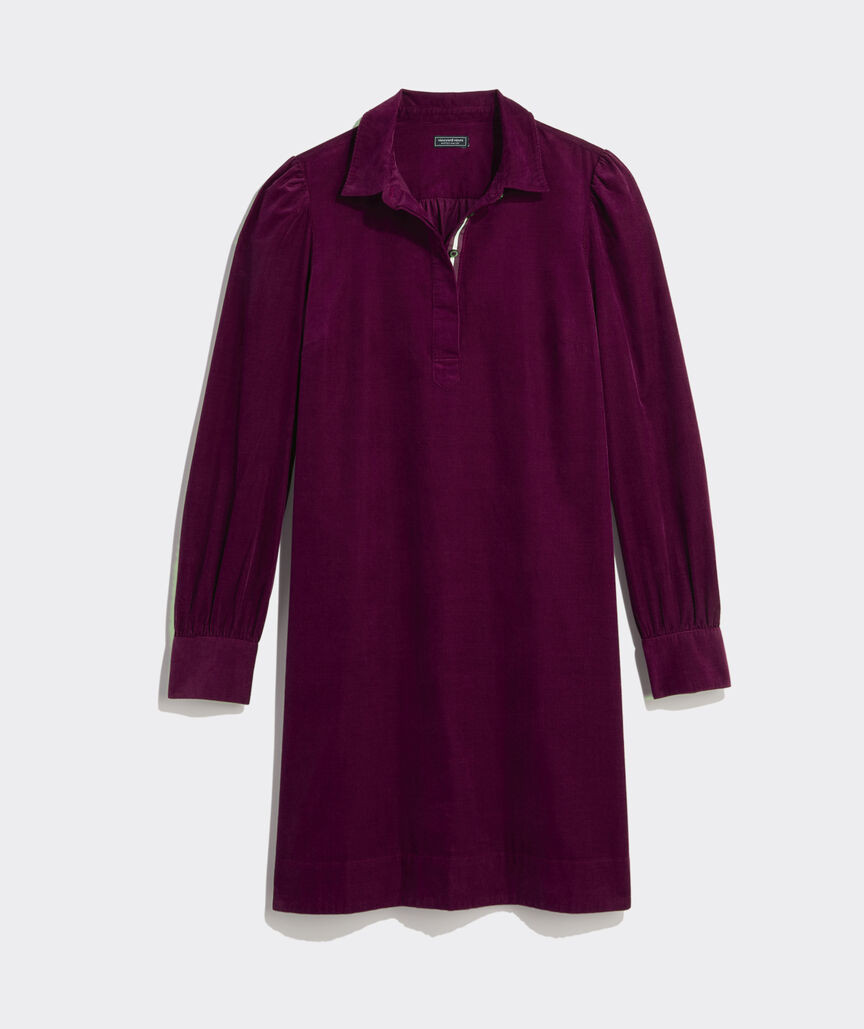 Cord Popover Dress | vineyard vines