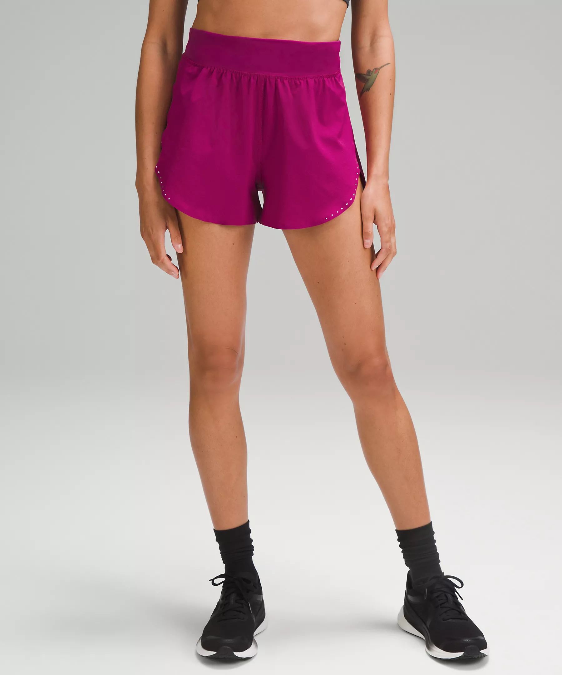 Fast and Free Reflective High-Rise Classic-Fit Short 3" | Lululemon (US)