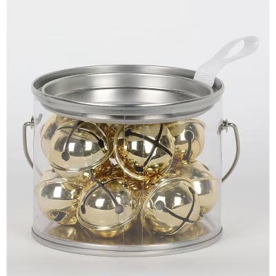 12ct Bells Set Gift Topper/Ornament Gold - Sugar Paper + Target | Target