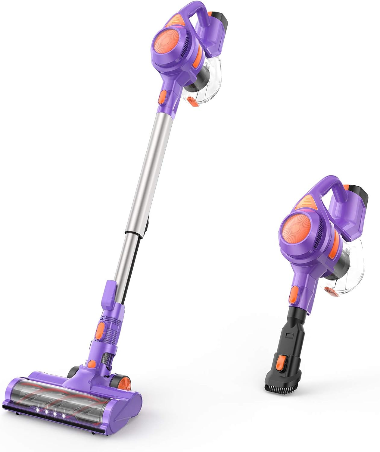 Cordless Vacuum Cleaner, 24KPa Powerful Suction 100000 RPM High-Speed Brushless Motor Quiet Light... | Amazon (US)