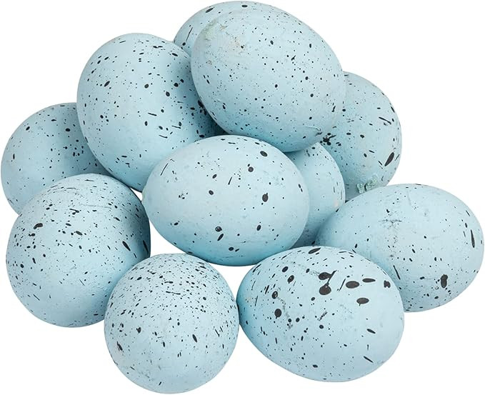 Creative Co-Op HD4474 Blue Speckled Ceramic Robin Eggs | Amazon (US)