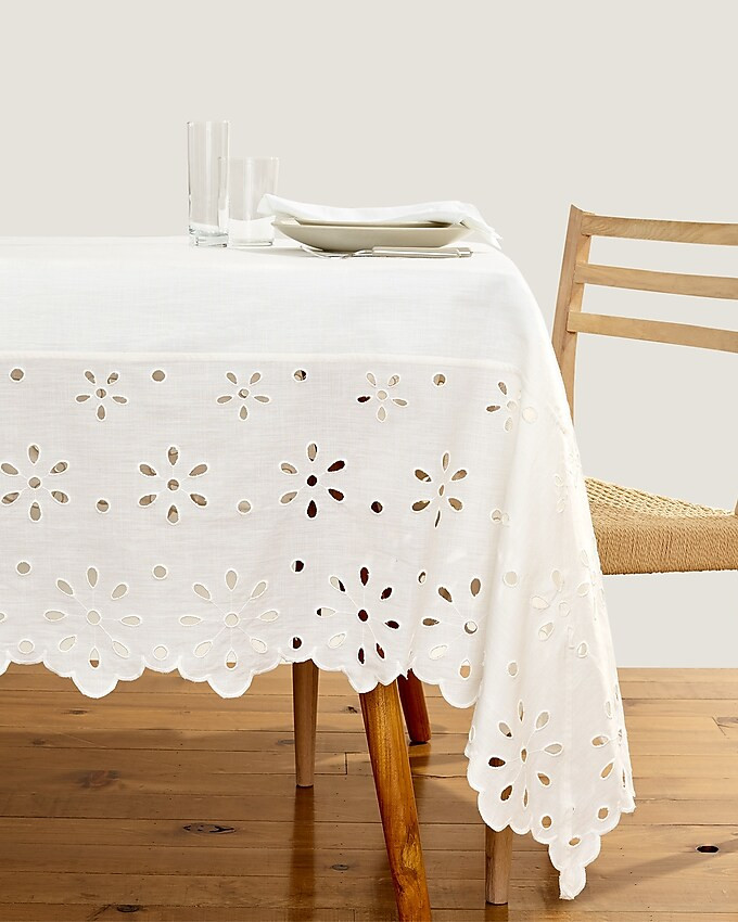 Tablecloth in eyelet | J. Crew US