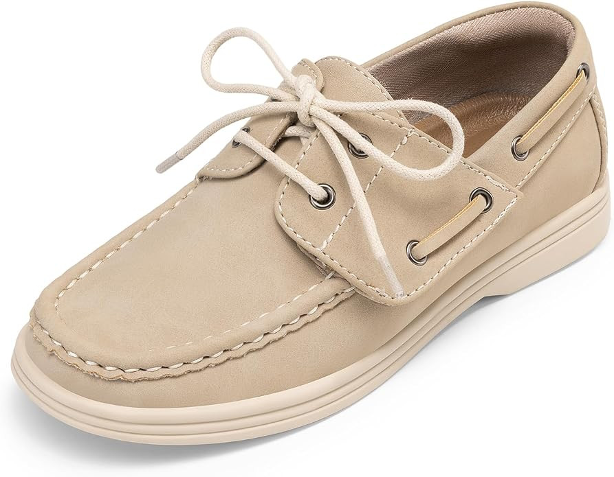 DREAM PAIRS Boy's Loafers Boat Dress Shoes | Amazon (US)