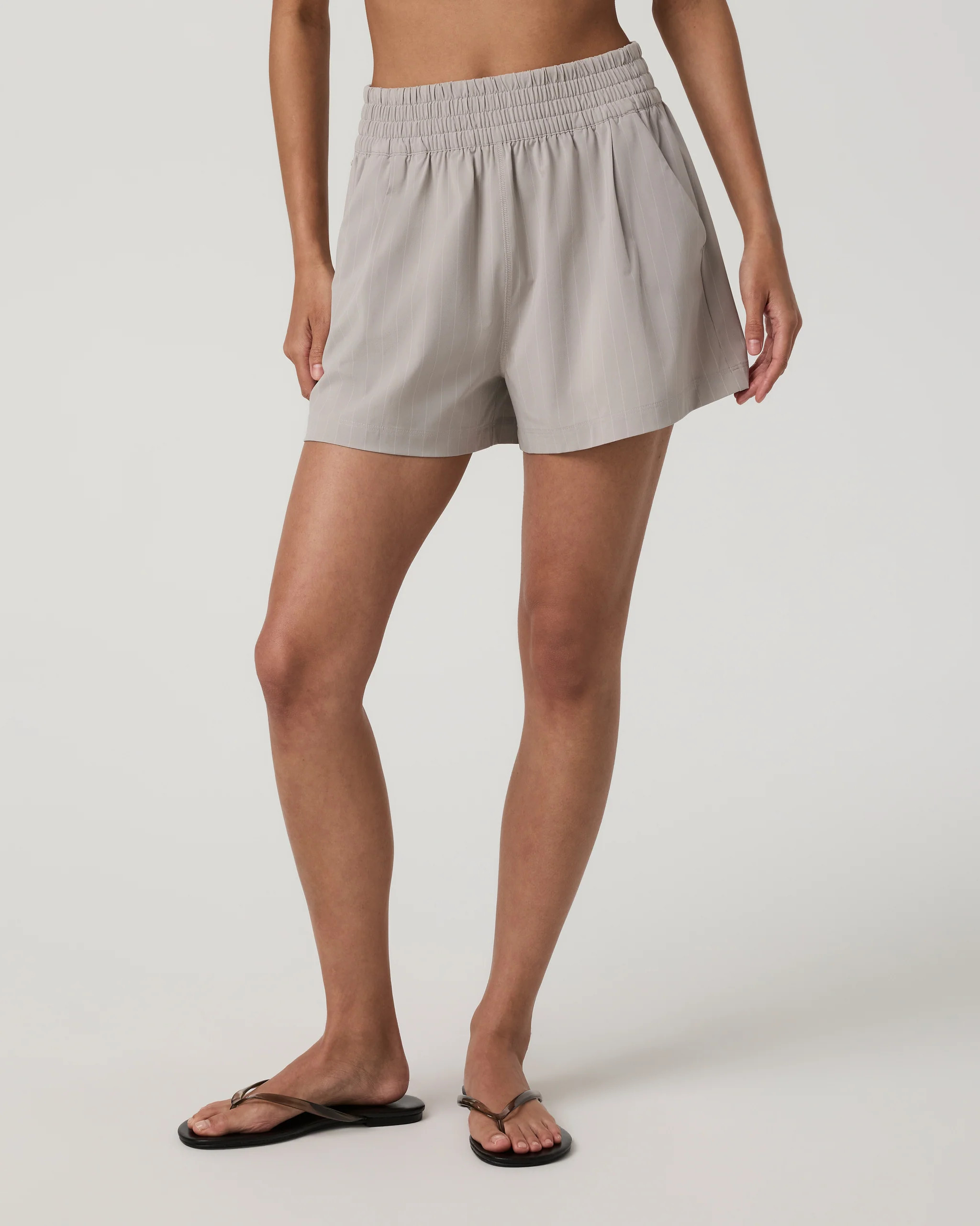 Villa Pinstripe Short \u2013 Women's Suede Pinstripe Shorts \u2013 Vuori | Vuori Clothing (US & Canada)