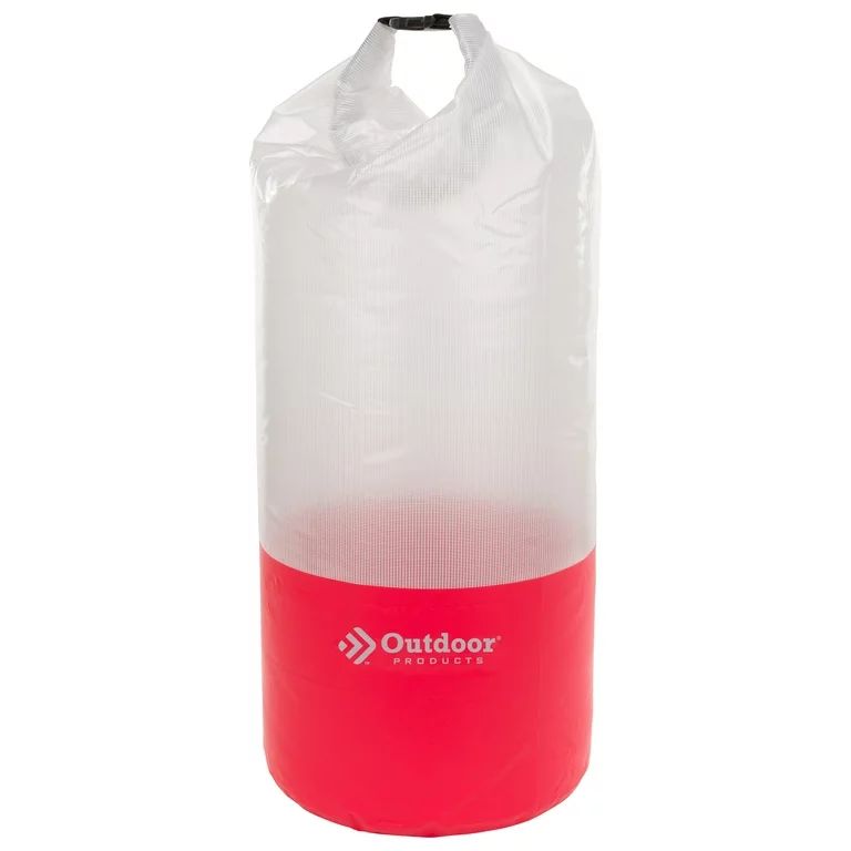 Outdoor Products 40 L Valuables Hiking Dry Bag, Watertight Roll Top Seal, Red, Unisex | Walmart (US)