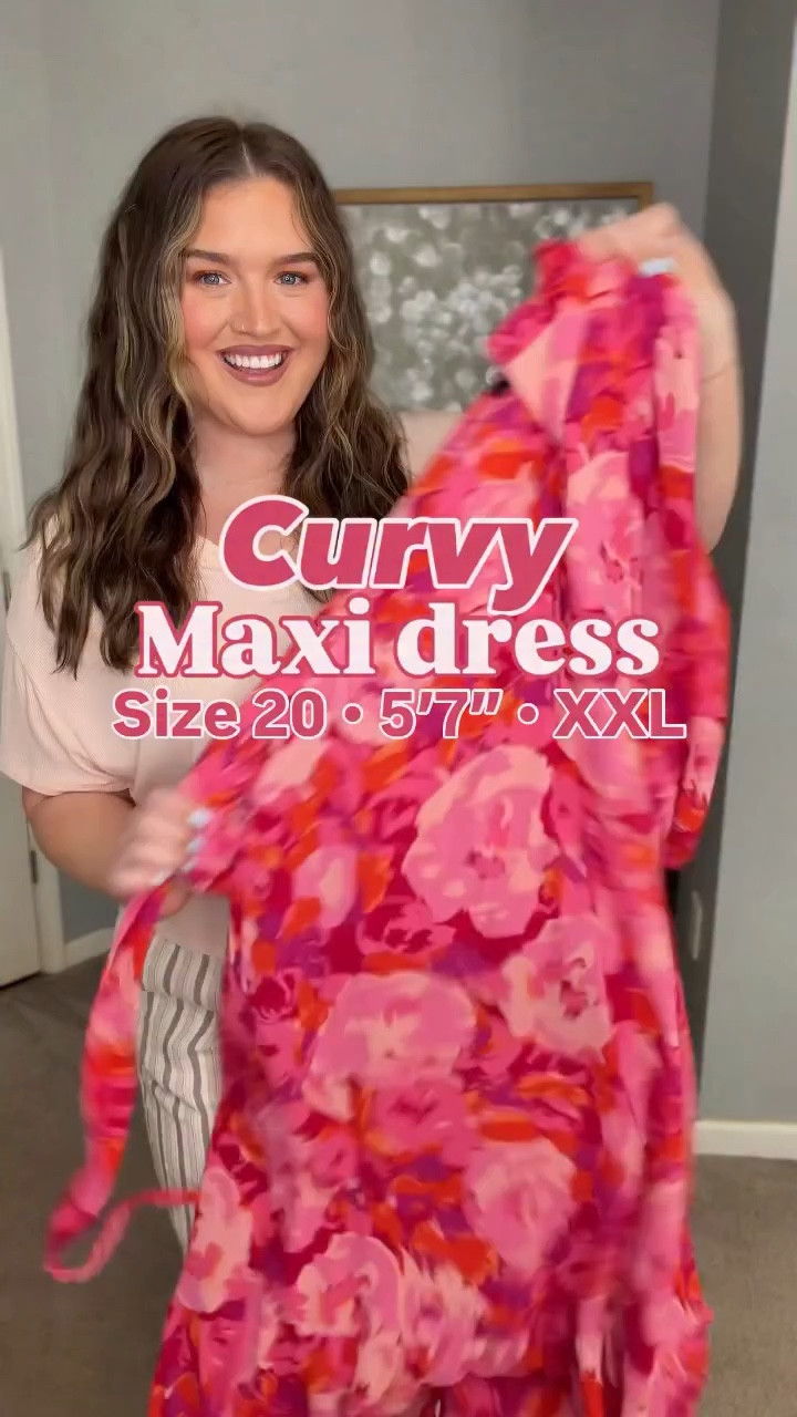 Flowy florals for Spring 🌸👗🩷 Maxi dress from Amazon, comes in more colors + patterns on sale for under $50! Functional buttons make this dress breast feeding friendly. Comes with waist tie belt. Great style for baby showers, church or an everyday Spring outfit. Wearing a size XXL

#LTKPlusSize #LTKootd #LTKgrwm