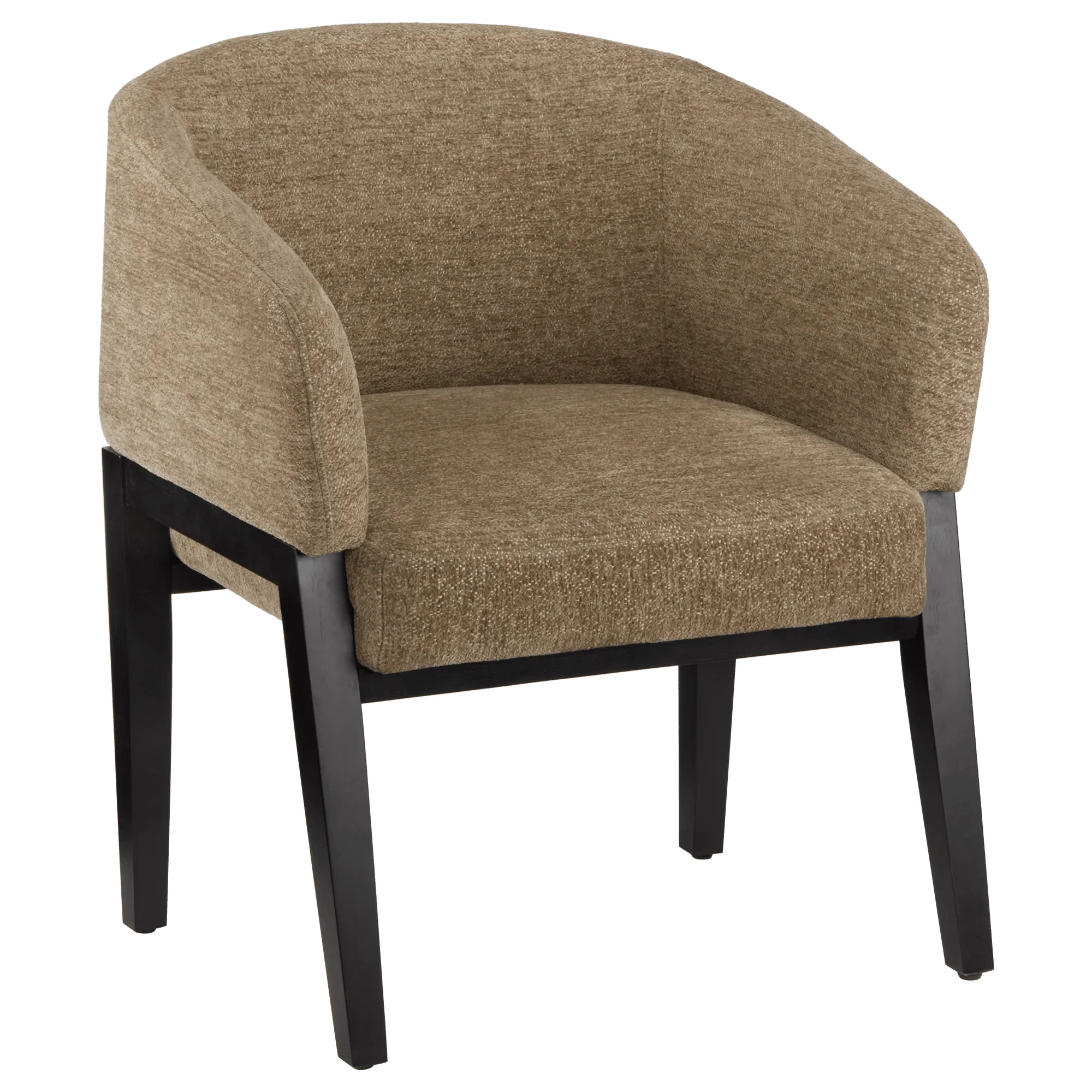 Wood and Fabric Accent Chair | Bouclair