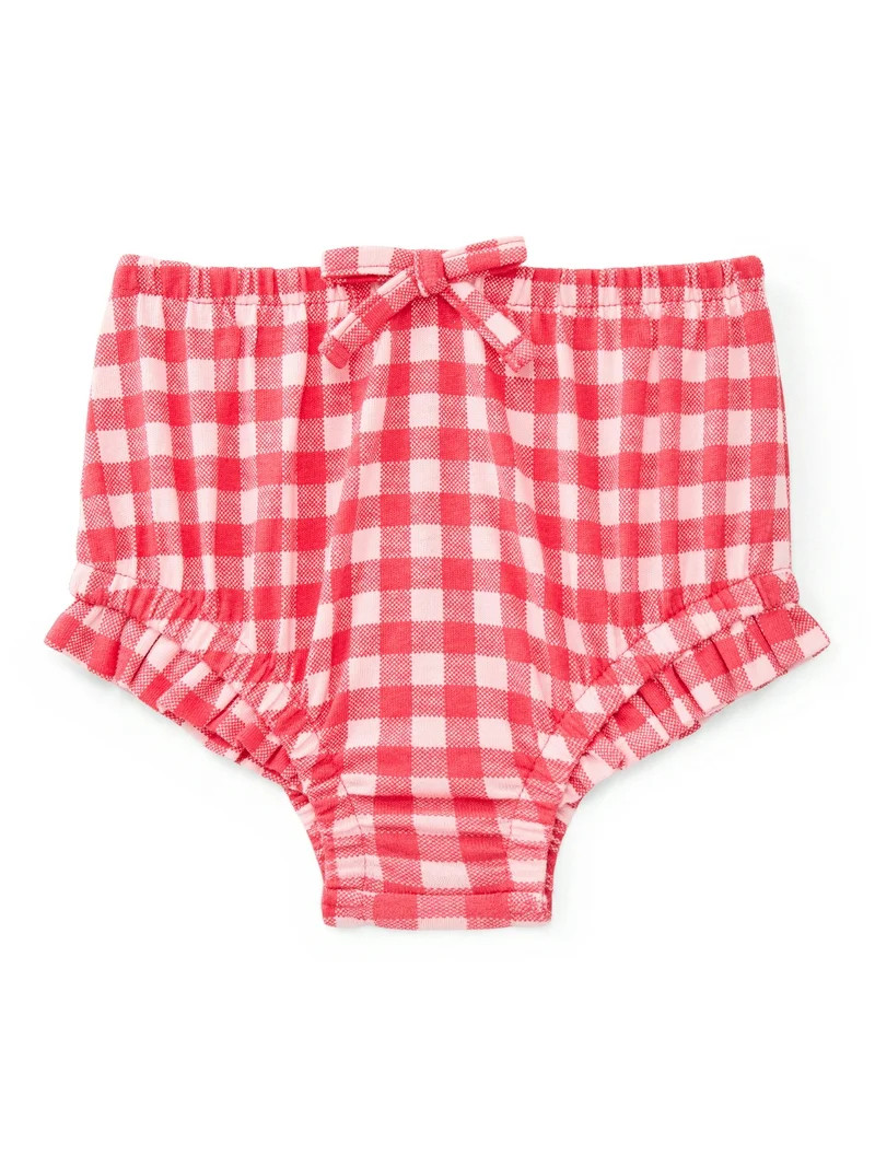 Wonder Nation Baby Girl Bloomer Shorts, Sizes 0-24 Months | Walmart (US)