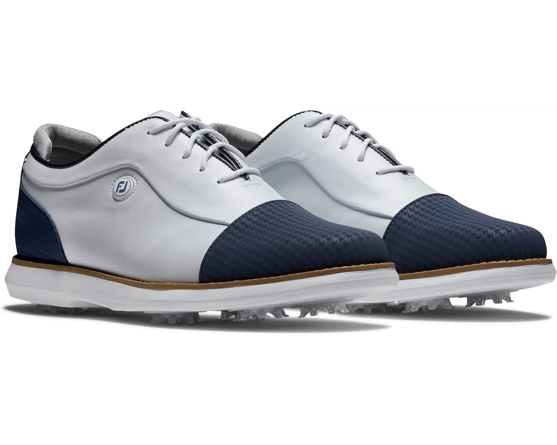 FootJoy Traditions Cap Toe Golf Shoes | Zappos