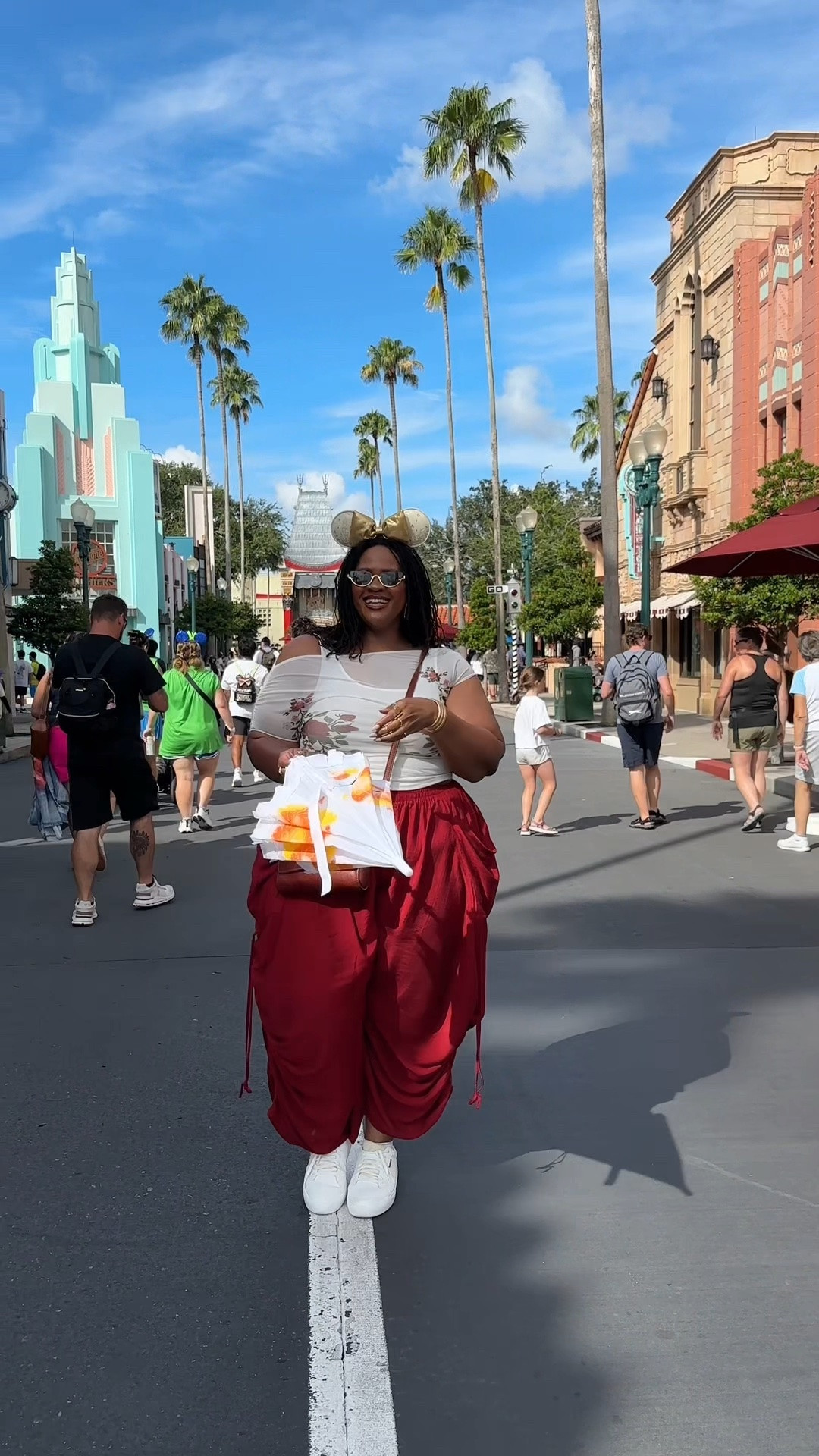 Disney World outfits that were cute enough for the photos and comfortable enough for all-day walking. ✨🏰 For reference, I’m 5’9”, 325 lbs, and typically wear a 3X/20/22.

1️⃣ Airport outfit
Hoodie: 3X/4X
Black leggings: XXL
New Balance sneakers: 12W
Lovevook backpack tagged
The cream top is an older piece and is not linked.

2️⃣ Disney Springs outfit
Striped dress: 4X/20
Sandals: Size 11 and wide-foot friendly
Genuine leather handbag tagged

3️⃣ Magic Kingdom outfit
Gray top: XL
White bloomers: Size 24
New Balance sneakers: 12W
Genuine leather handbag tagged

4️⃣ Hollywood Studios + EPCOT outfit
Floral top: XL and part of a matching set that’s only available on TikTok Shop: https://www.tiktok.com/t/ZP8tpwLHk/
Red pants: 4X/20
Bra: 42DD
Sneakers: Size 13 medium because a 12W wasn’t available, but they were surprisingly comfortable enough to wear all day
Sunglasses, bracelets, and handbag tagged

These looks gave me a mix of breathable fabrics, comfortable shoes, hands-free bags, and pieces that still felt fun for Disney. Which outfit is your favorite?

#LTKPlusSize #LTKootd #LTKTravel