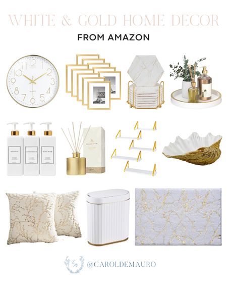 Look at these aesthetic white & gold home decor from Amazon! Great pieces to add to your living room, entryway, bathroom, or kitchen!
#affordablefinds #decorinspo #minimaliststyle #springrefresh

#LTKSeasonal #LTKHome #LTKStyleTip