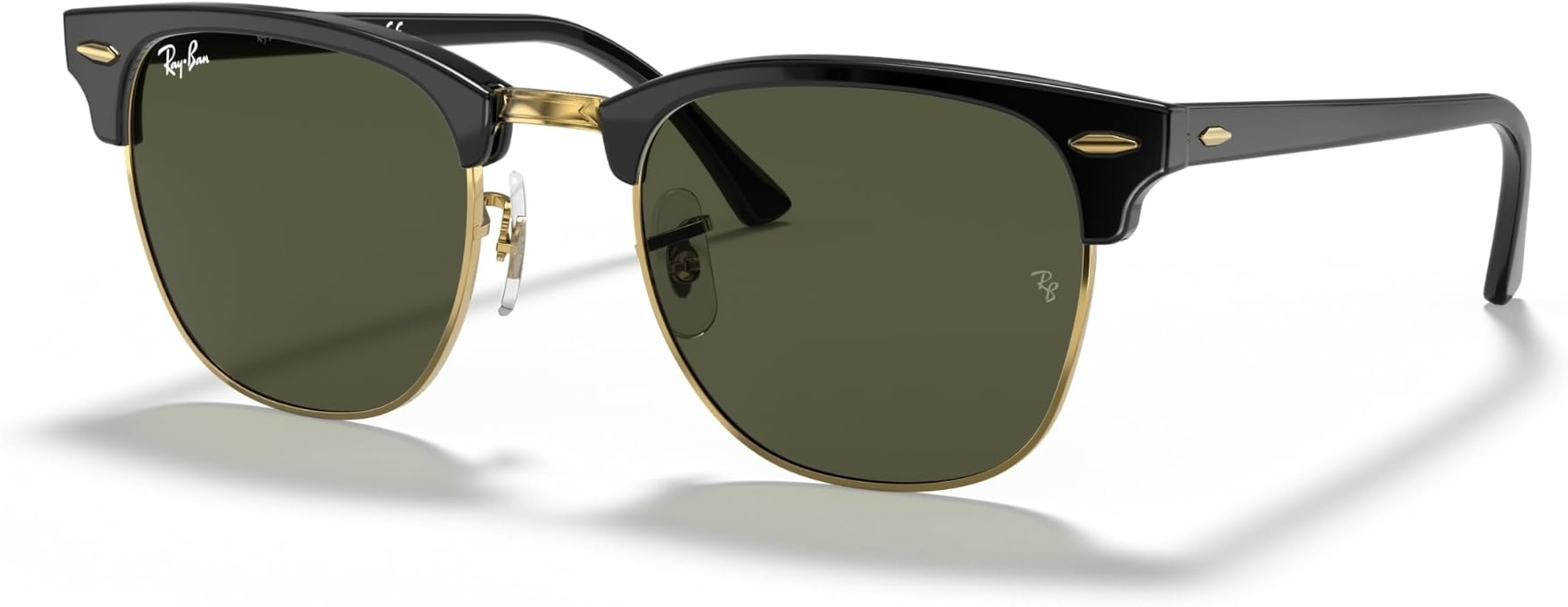 Ray-Ban RB3016 Clubmaster Classic Square Sunglasses for Men for Women | Amazon (US)