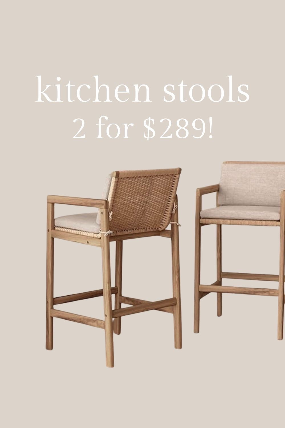 These kitchen stools are so pretty and at an amazing price!

#LTKHome