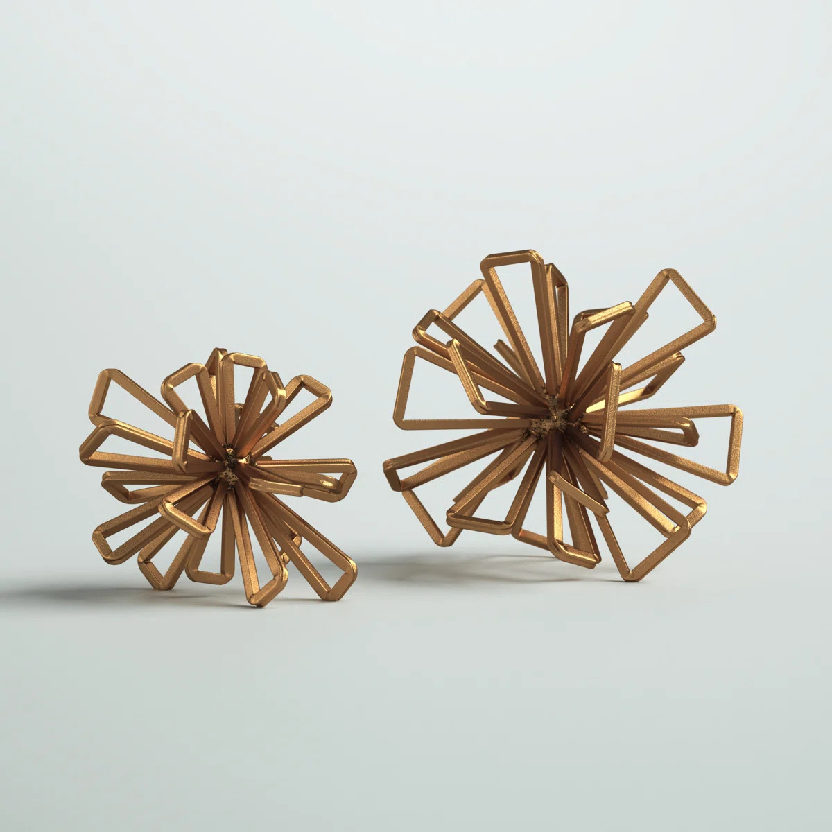 Weisinger 2-Piece Metal Starburst Decorative Sculptures | Wayfair North America