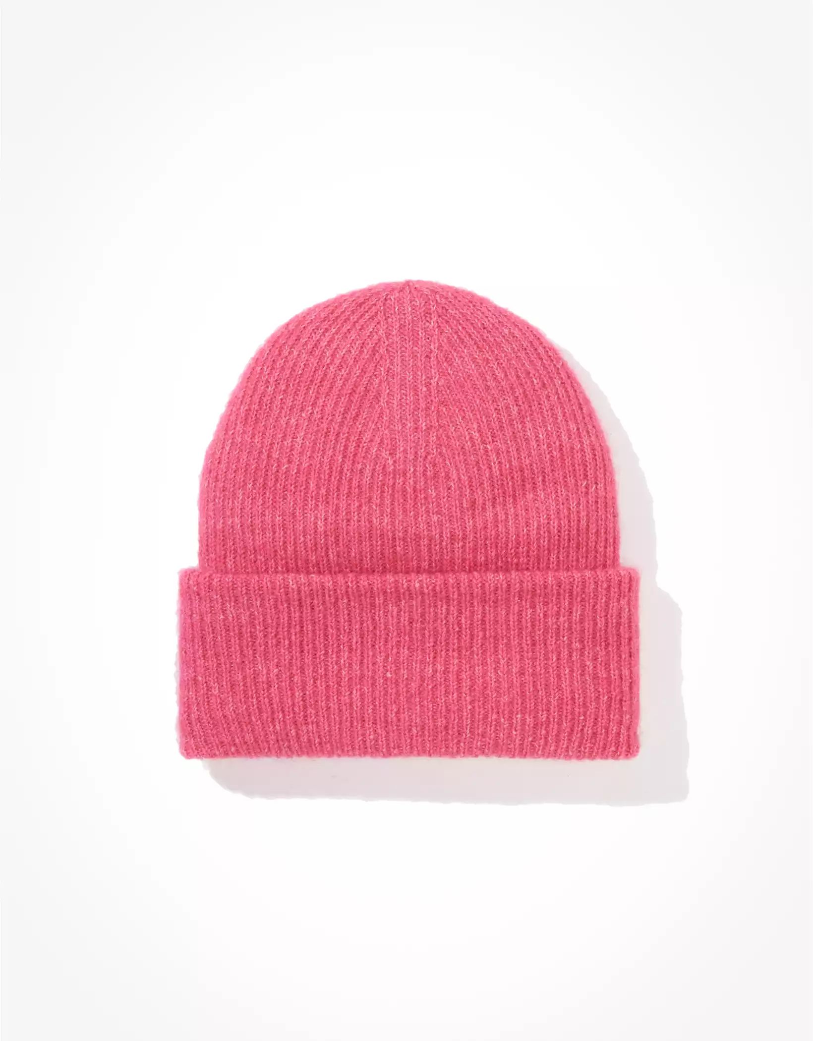 AE Fuzzy Ribbed Bestie Beanie | American Eagle Outfitters (US & CA)