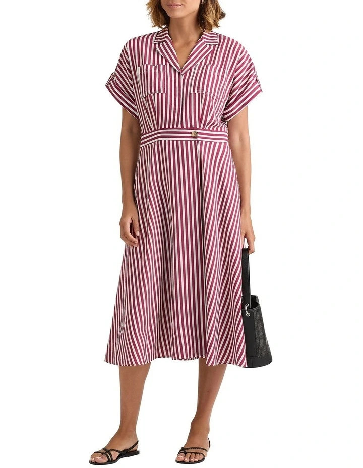 Niccolo Shirt Dress in Mangosteen | Myer