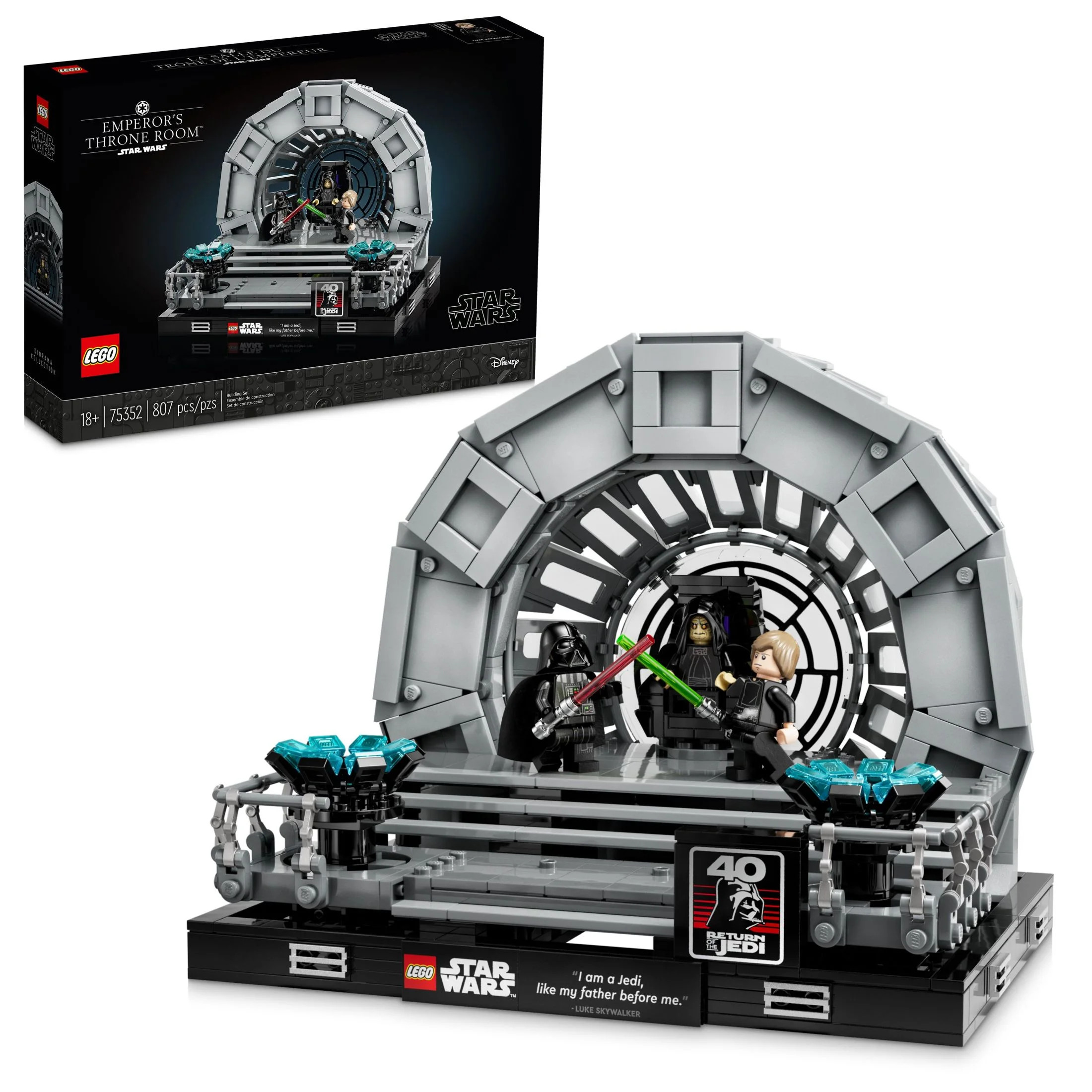 LEGO Star Wars Emperor’s Throne Room Diorama 75352 Star Wars Gift for Men and Women | Walmart (US)