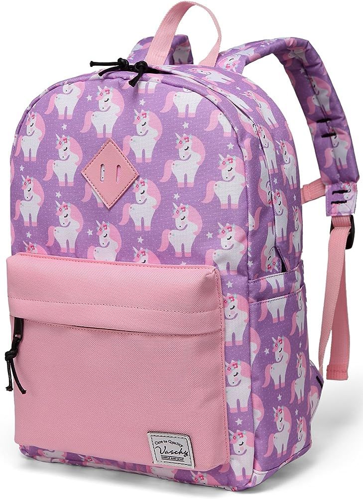 Kids Backpack,VASCHY Cute Lightweight Preschool Backpack for Toddlers Boys Girls | Amazon (US)