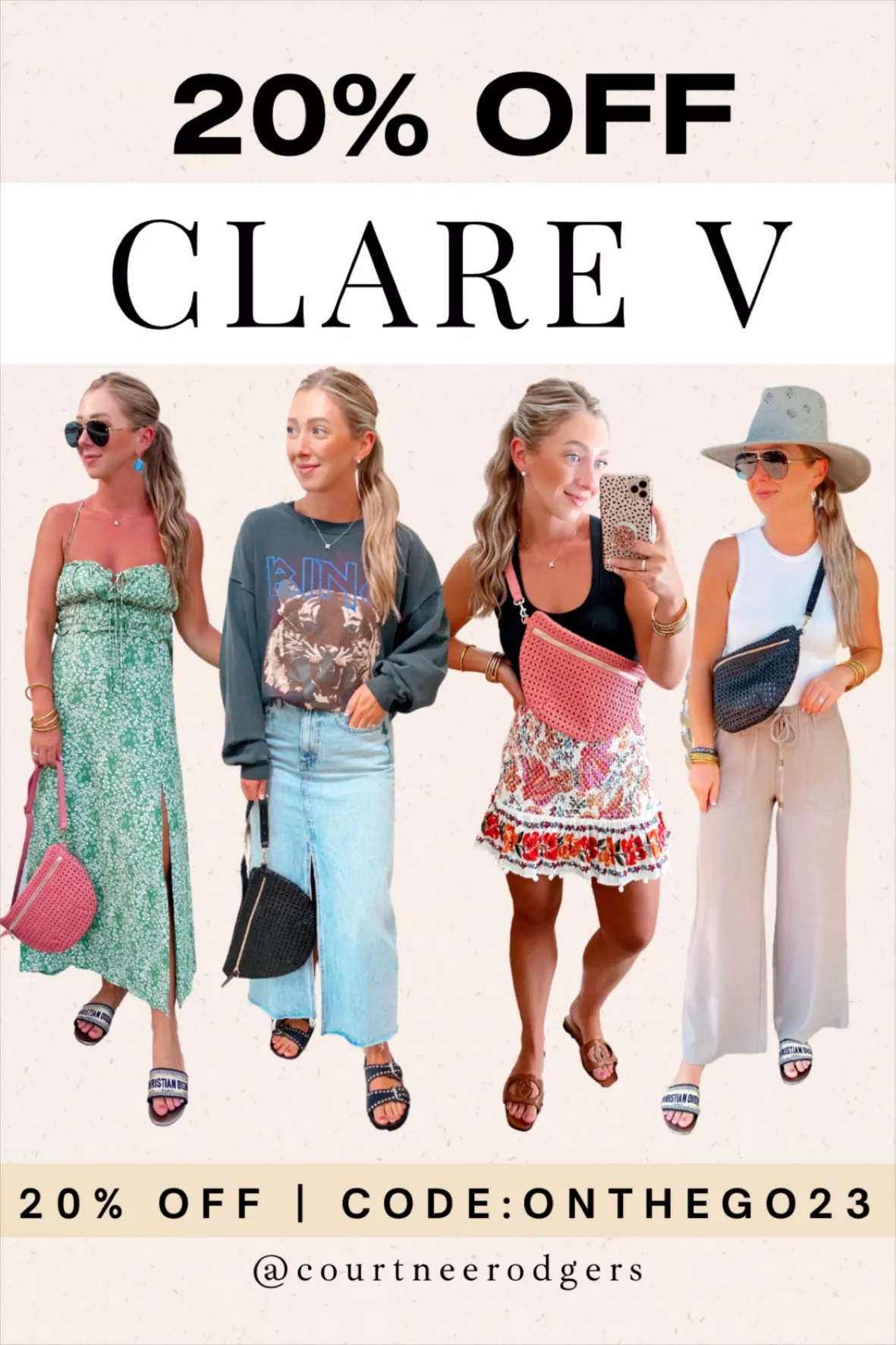 Clare V. Petite Summer Simple Tote curated on LTK