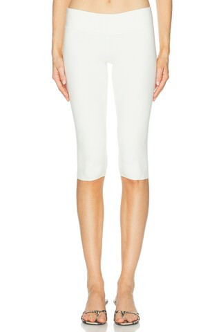 Toteme Capri Knit Legging in White | FWRD 