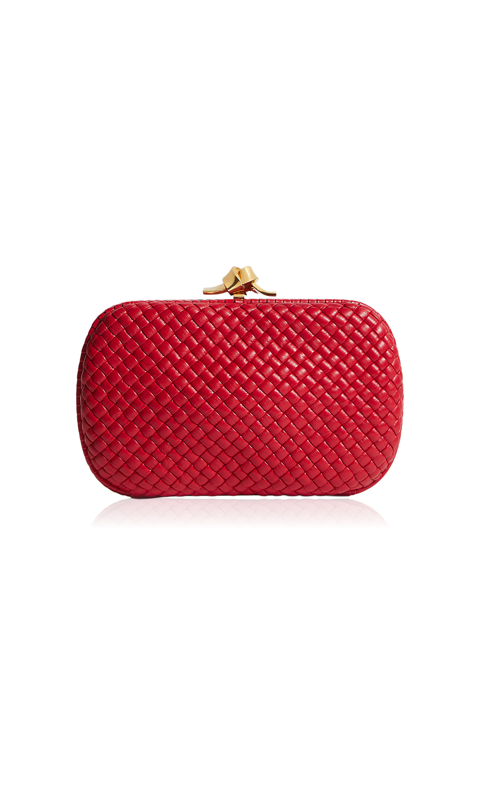 Intrecciato Leather Minaudiere Clutch | Moda Operandi (Global)