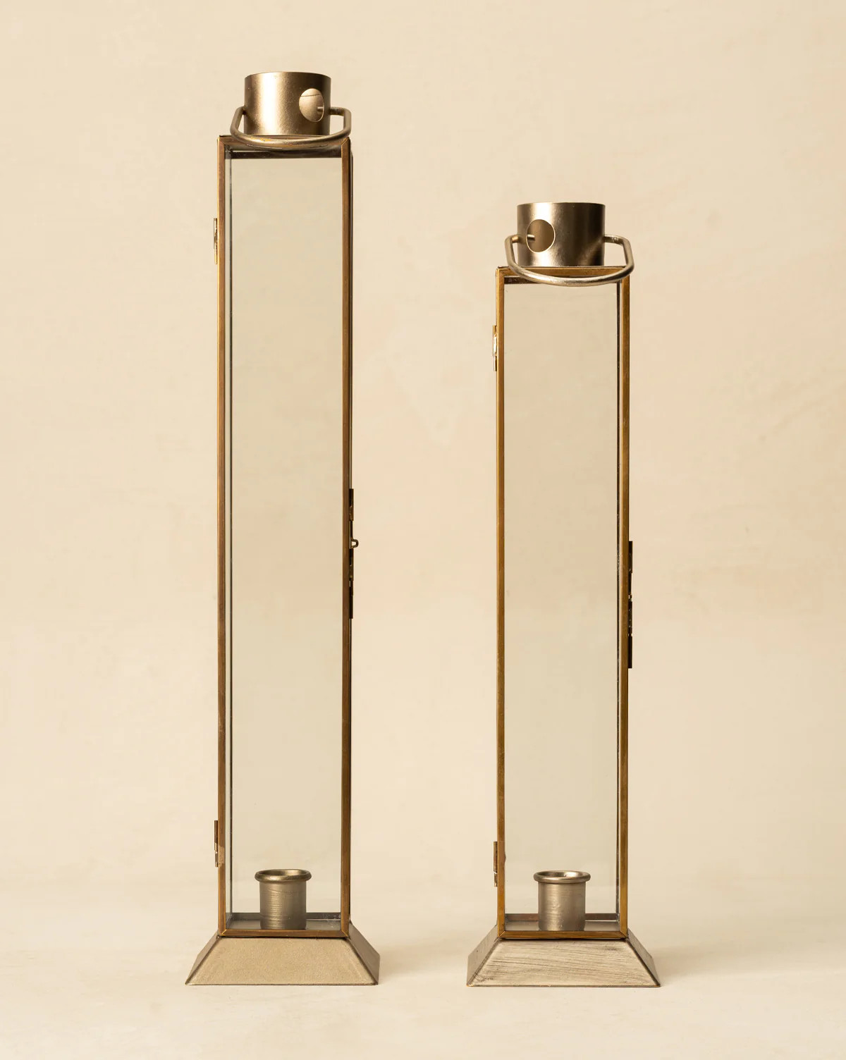 Glass & Metal Lantern Taper Holder | McGee & Co. (US)