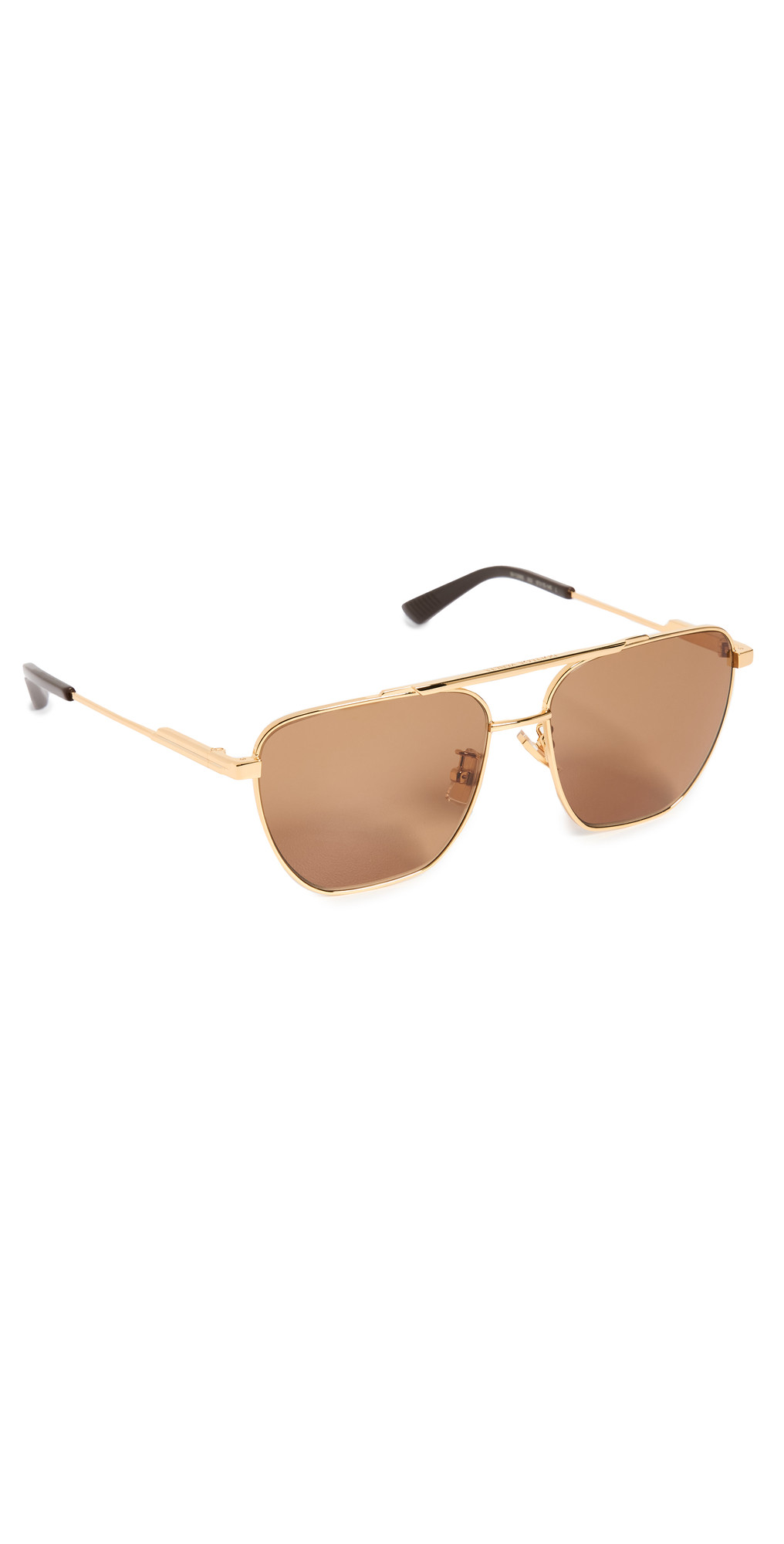 Bottega Veneta Light Ribbon Double Bridge Aviators | Shopbop