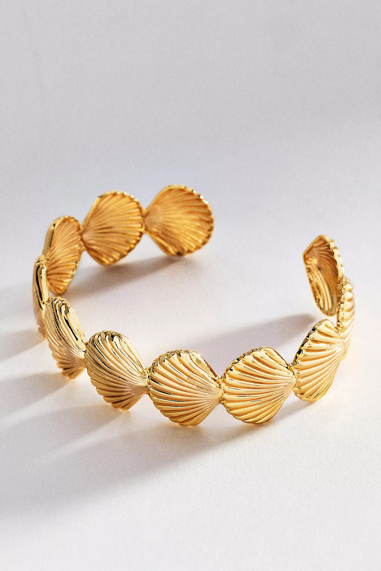 Metal Shell Cuff Bracelet | Anthropologie (US)