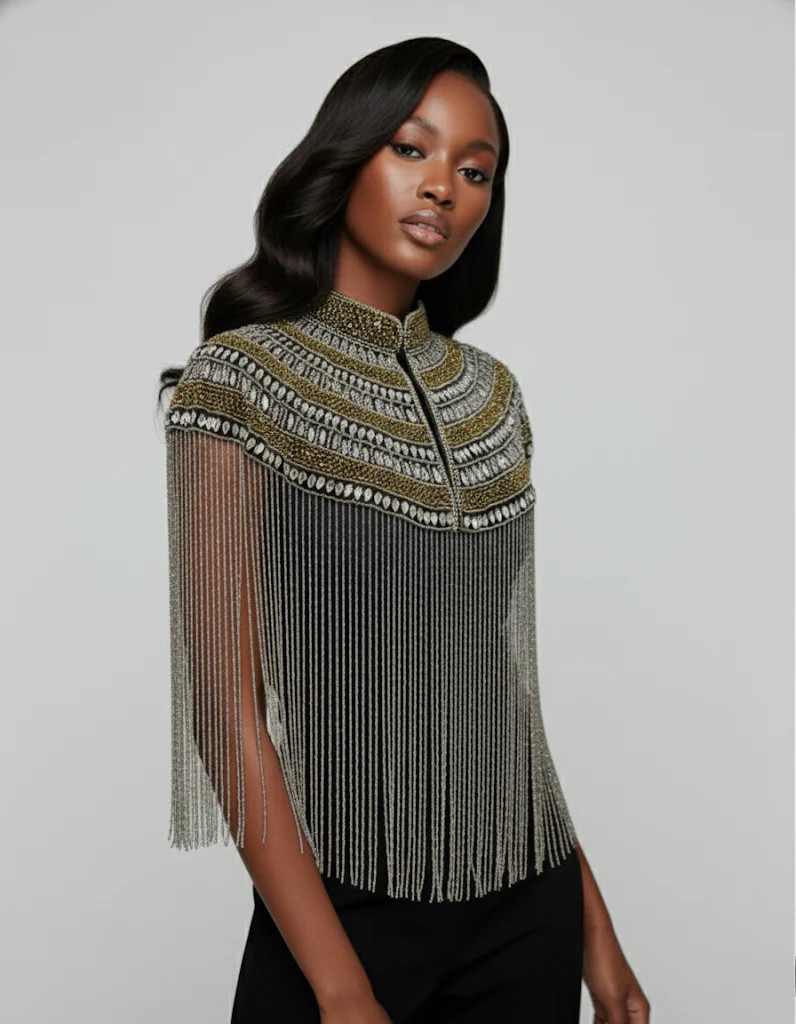 Metallic Horizon Cape | Shop.app