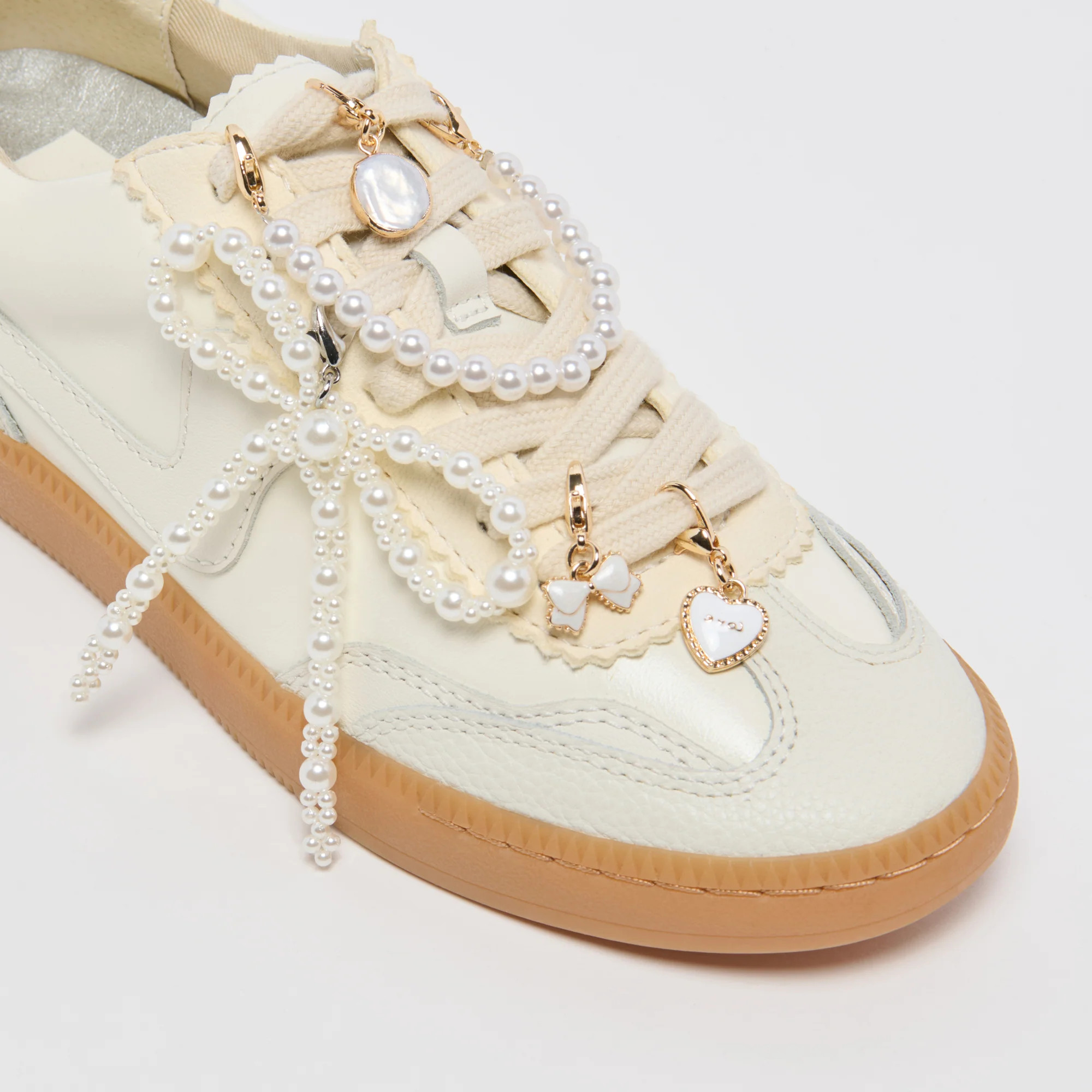 Notice White Sneakers + Pearl Charm Bundle | Dolce Vita | DolceVita.com