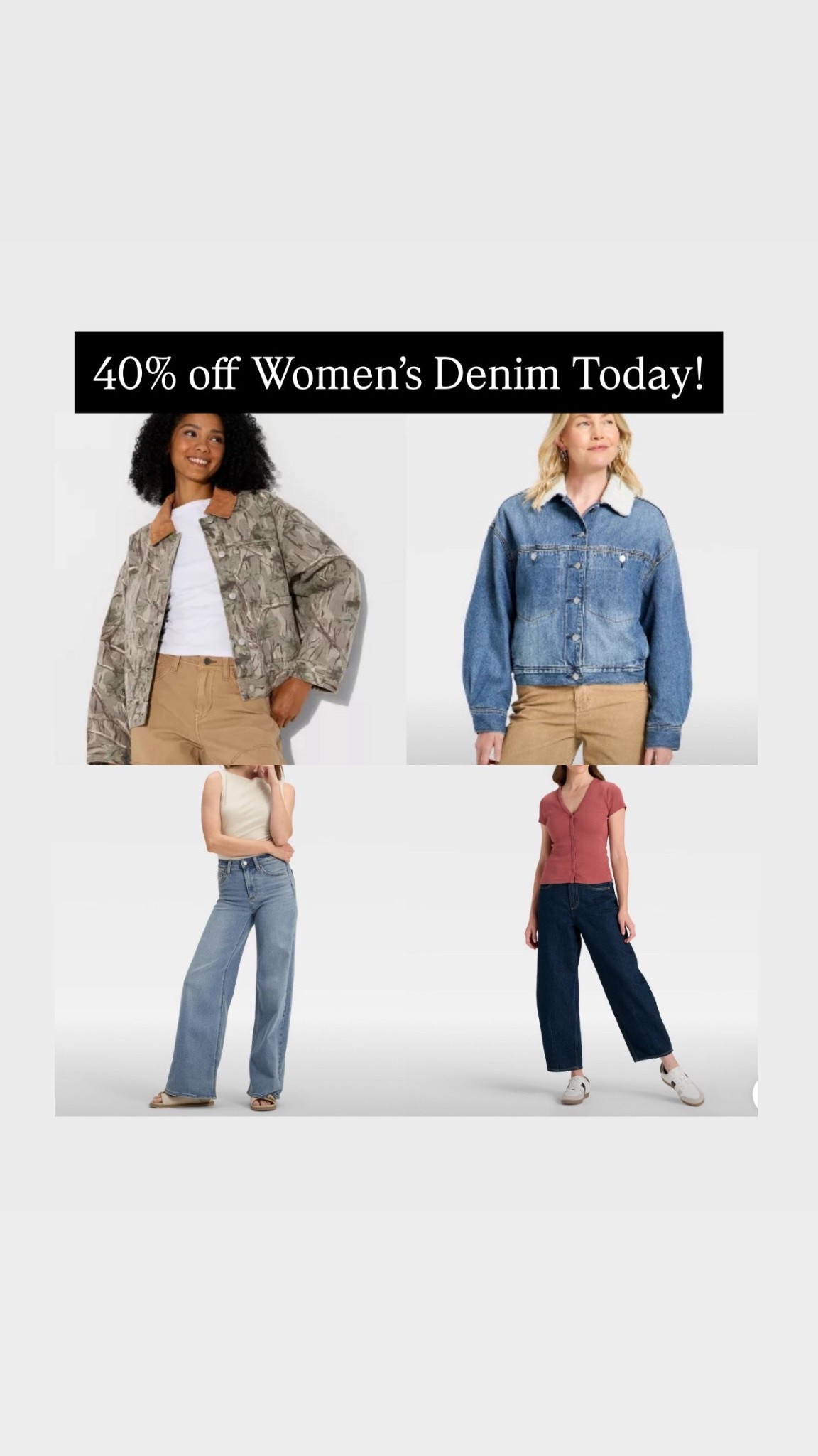 Shop today for 40% off!

#LTKOver40 #LTKFindsUnder50 #LTKSaleAlert