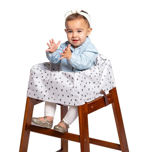 Healthy Habits Disposable Restaurant High Chair Cover, 12 Pack | J.L. Childress