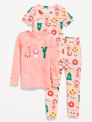 Unisex 3-Piece Graphic Pajama Set for Toddler & Baby | Old Navy (US)