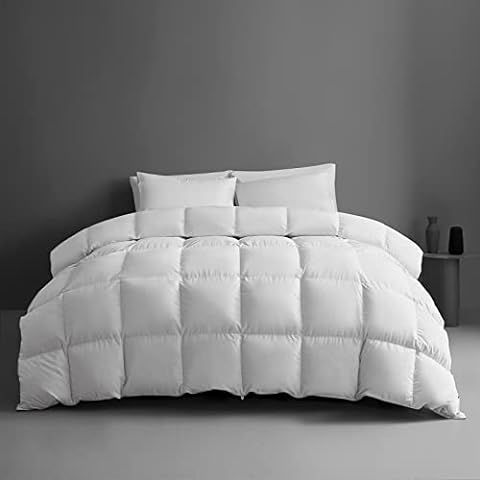 APSMILE Lightweight All-Season Feathers Down Comforter Oversized King, Duvet Insert for Hot Sleep... | Amazon (US)