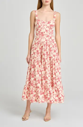 Melinda Floral Print Sleeveless Maxi Dress | Nordstrom