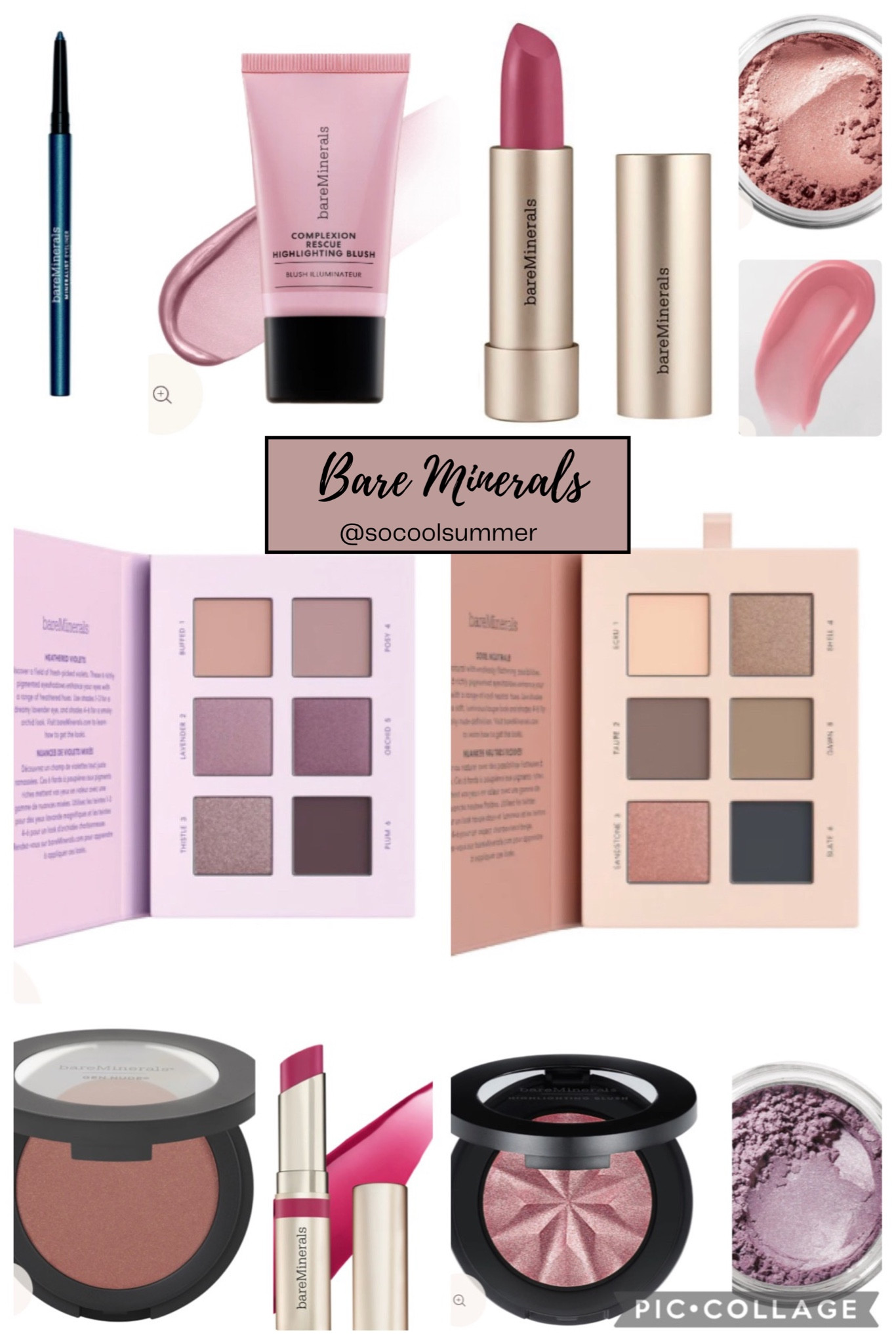 BareMinerals sale through LTK this weekend!  Click the promo code below!  Free shipping over $50 and 3 deluxe samples over $65.

Here are my picks for summers:

Eyeliner:  Garnet, Aquamarine, Graphite
(Some will like Sapphire and Topaz)

Loose mineral eye color:  Cultured Pearl, Water Lily, Bare Skin, Drama, Whisper, Celestine

Mineralist Eyeshadow Palette:  Ultranatural (cool browns), Heathered (purples)

Gen Nude Highlighting Blush:  Rose Glow, Mauve Glow

Complexion Rescue Liquid Highlighting Blush:  Rose Glow, Pink Glow, Mauve Glow

Loose Powder Blush:  Beauty, Rose Radiance

Gen Nude Powder Blush:  Call My Blush, On the Mauve, Strike a Rose

Dewy Lip Gloss-Balm:  Soul, Dream, Devotion

Mineralist Lip Gloss-Balm:  Clarity, Serenity, Ingenuity, Vision, Heart, Imagination, Zen, Wonder

Mineralist Lasting Matte Liquid Lipstick:  Brave, Influential, Splendid, Mighty, Expressive, Vivacious

#hocsummer #coolsummer #lightsummer #truesummer #softsummer #pastelsummer #darksummer #brownsummer #sweetpeasummer #summerpalette #summerfinds


#LTKBeauty #LTKFindsUnder50 #LTKStyleTip