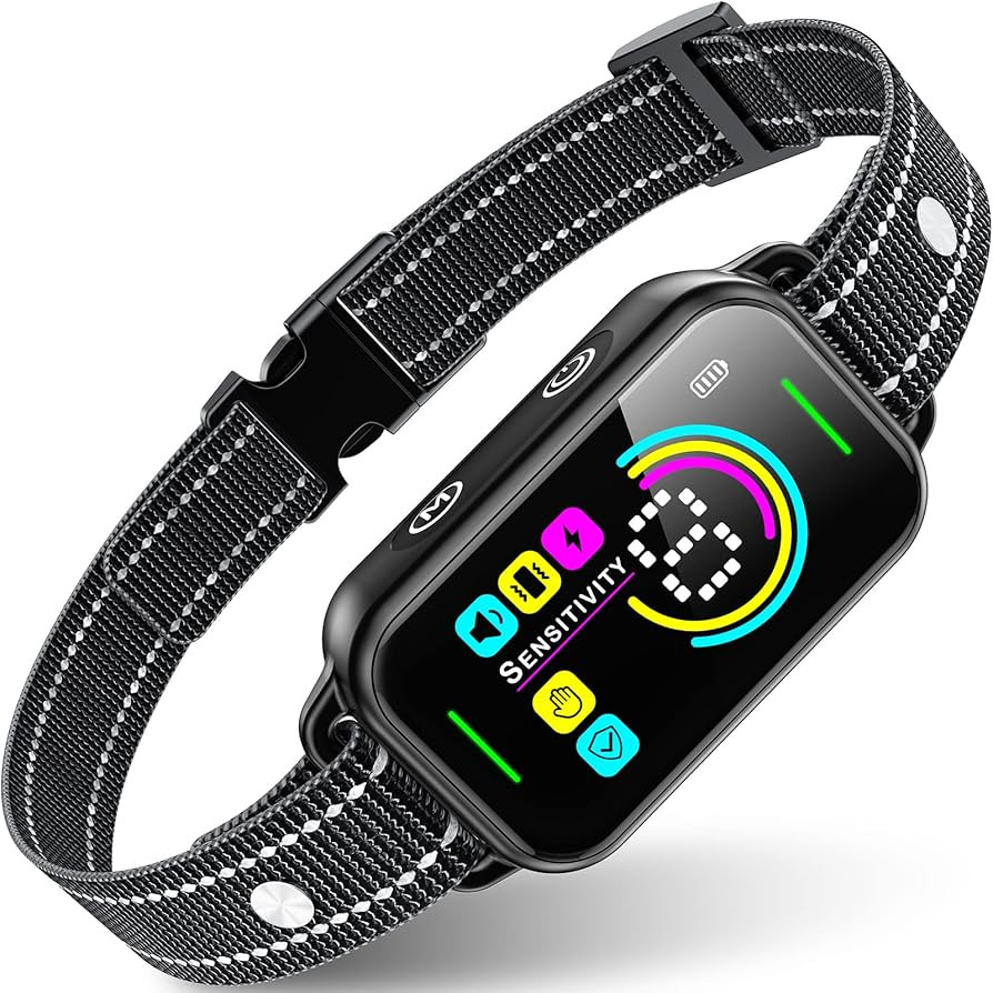 DINJOO Bark Collar for Large Medium Small Dogs,Smart Rechargeable Anti Barking Training Collar wi... | Amazon (US)