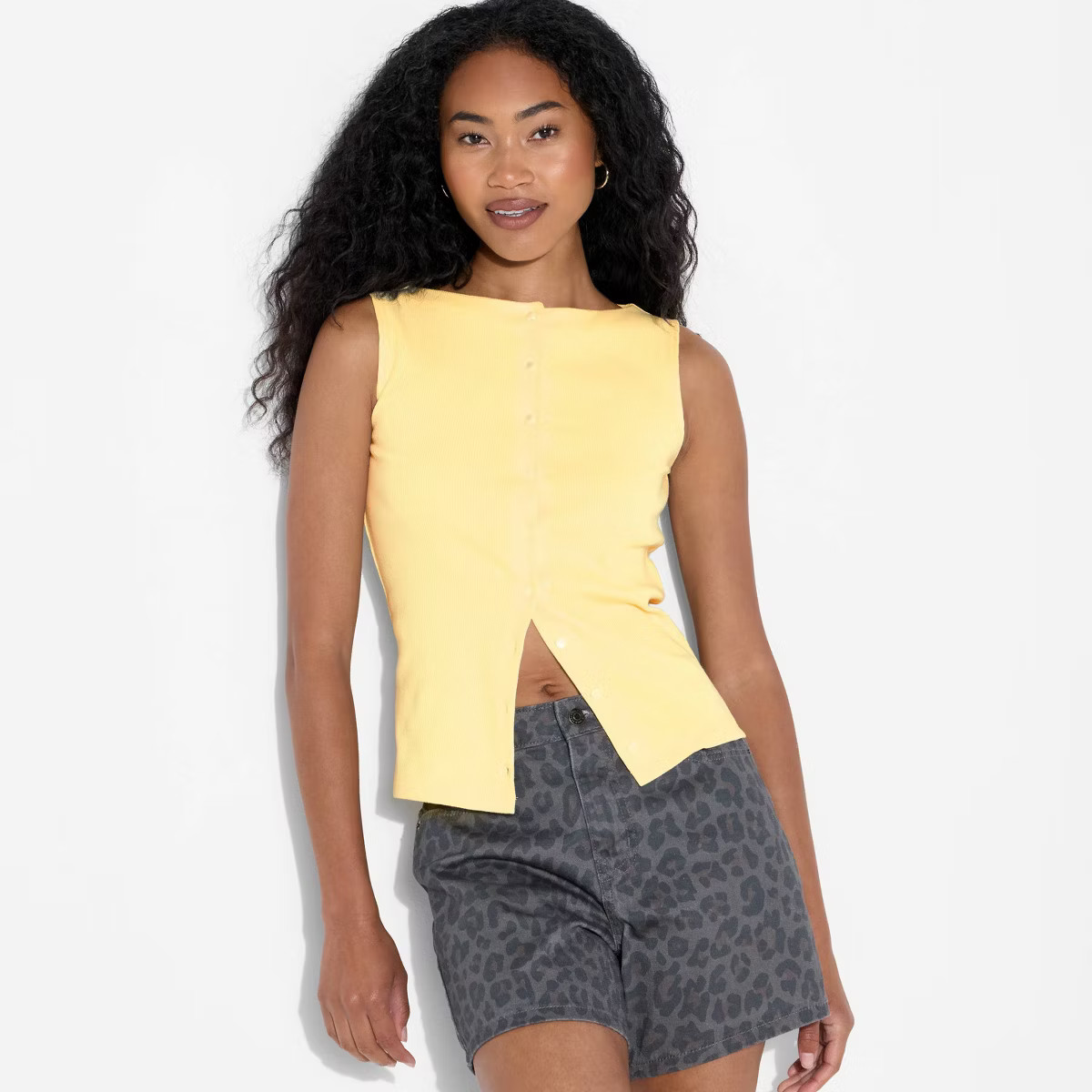 Women's Button-Front Tank Top - Wild Fable™ | Target