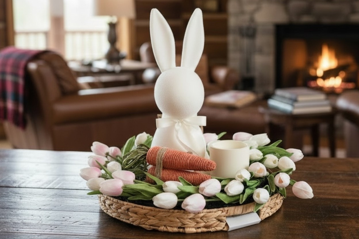 Spring decorating made easy 🌿 Grab a Better Homes & Gardens tray & layer it with a My Texas House wreath and oversized Easter Bunny & favorite candle for an easy spring look. Simple pieces, big spring impact.
This is @Walmart 