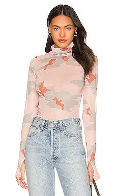 AFRM Zadie Top in Taupe Camo from Revolve.com | Revolve Clothing (Global)