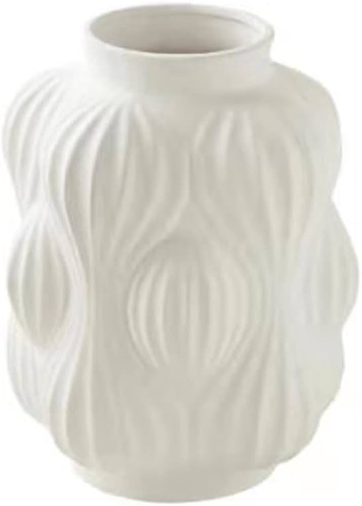 Black/White Ceramic Flower Vase Luxury Vases Decorative Nordic Minimalist Wave Vase Table Decorat... | Amazon (US)