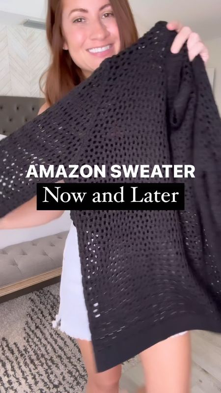 Amazon Crochet Sweater | Wear NOW + LATER! Love how this sweater transitions perfectly into Fall! 

✨SAVE for now and Follow for more outfit ideas that you can wear NOW + LATER✨

Wearing a small

#LTKstyletip #LTKunder50 #LTKFind