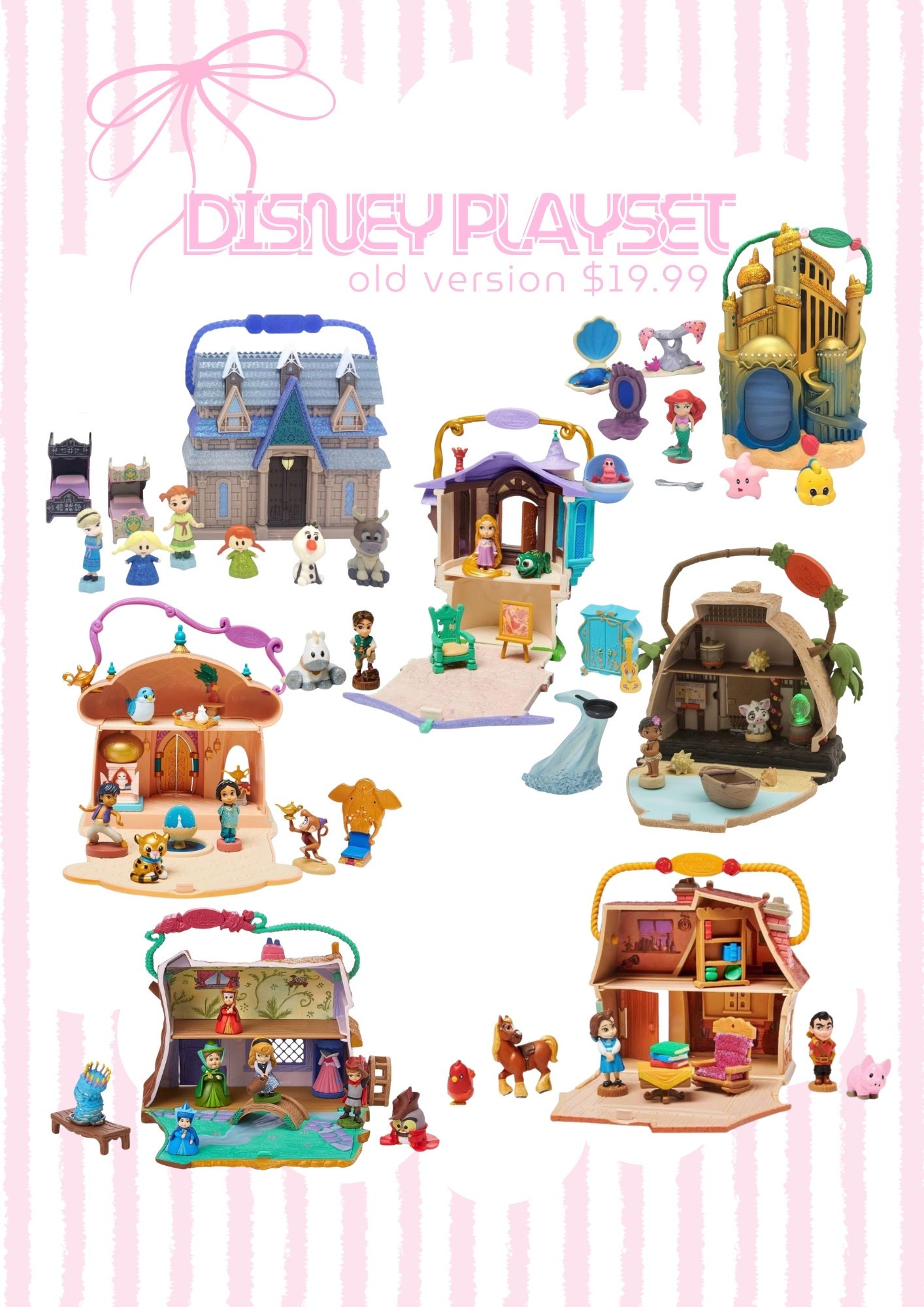 Disney playsets we love - perfect for the parks, travel, on the go and in the car. Older version $19.99 and have a light up/music feature

#LTKKids #LTKTravel #LTKSaleAlert