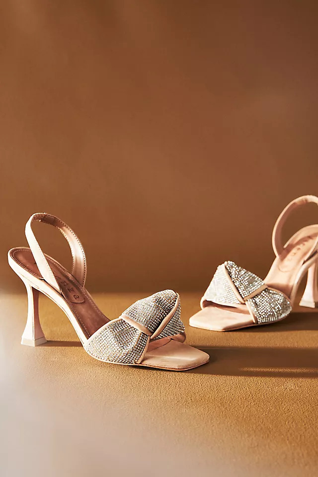 Vicenza Rhinestone Slip-Back Heels | Anthropologie (US)