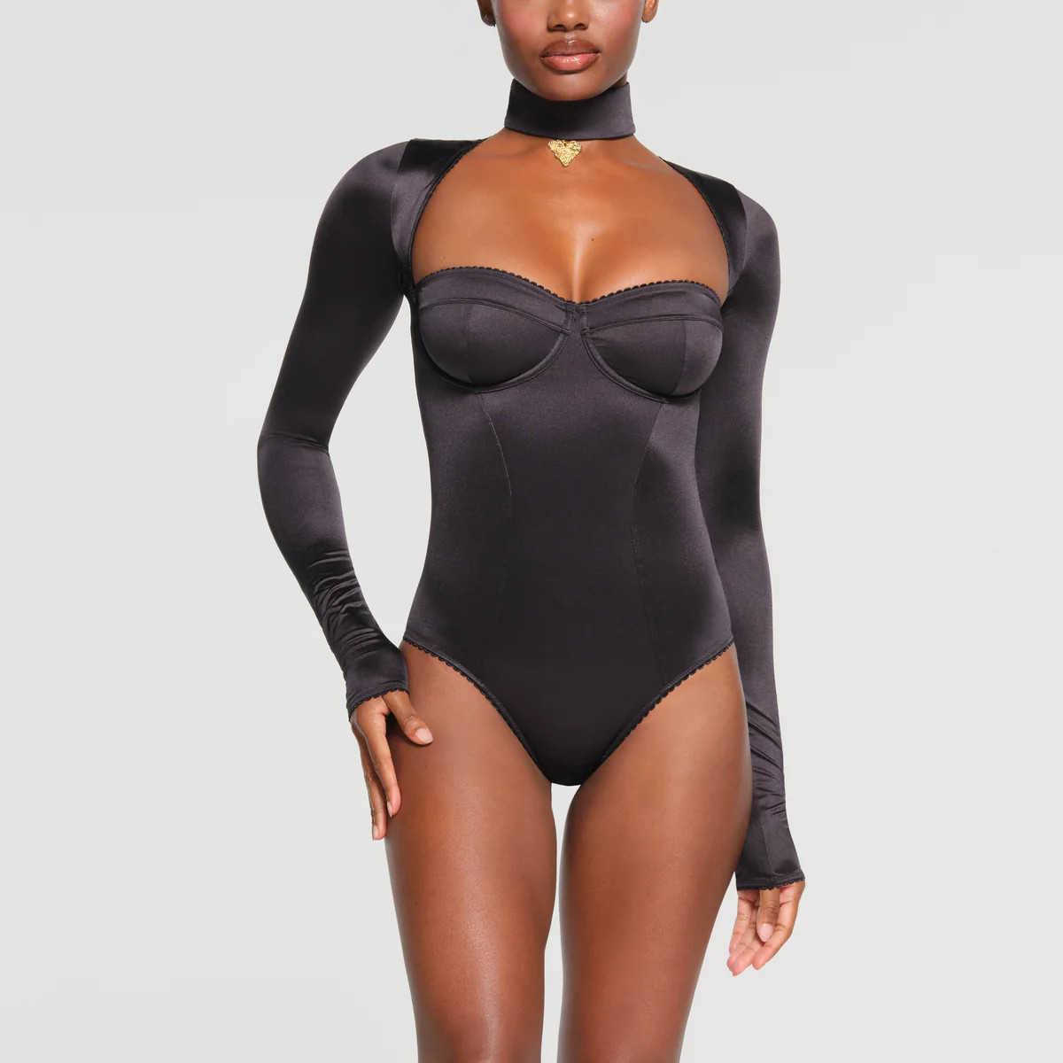 PENDANT LONG SLEEVE BODYSUIT | SKIMS (US)