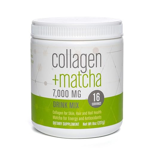 360 Nutrition Matcha Collagen Peptides Powder | 8 oz, 16 Servings | Keto Friendly, Paleo, Non-GMO... | Amazon (US)
