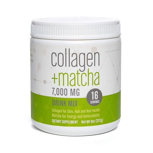 360 Nutrition Matcha Collagen Peptides Powder | 8 oz, 16 Servings | Keto Friendly, Paleo, Non-GMO... | Amazon (US)
