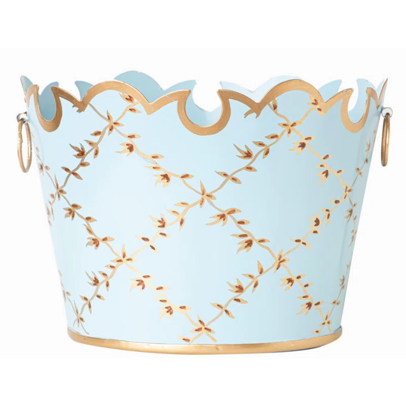 Courts Metal Pot Planter | Wayfair North America
